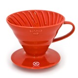 HARIO Coffee Dripper Ceramic V60 TIP-02 Piros