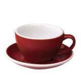 Loveramics Egg - Café Latte 300 ml - Kávéscsésze+Tányér - Piros