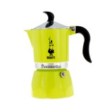 Moka Pot - Bialetti Fiammetta Fluo 3TZ Lime + AJÁNDÉK / Barshaker Coffee Roasters - Frissen Pörkölt Kávé ( 250g ) 