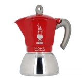 Moka Pot - Bialetti Moka Induction 6TZ - Piros + AJÁNDÉK / Barshaker Coffee Roasters - Frissen Pörkölt Kávé ( 250g )