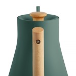 Fellow Stagg EKG - Electric Pour-Over Kettle - Smoke Green with maple handle 