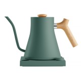 Fellow Stagg EKG - Electric Pour-Over Kettle - Smoke Green with maple handle 
