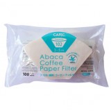 CAFEC Paper Filter Abaca trapezoid 3-5 cup 100pcs wht AB102-100W